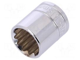 Key | twelve point socket | 18mm | 3/8" | Chrom-vanadium steel