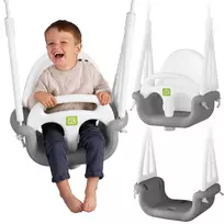 Ricokids 3in1 pilkai balta sūpynė kibirėlis
