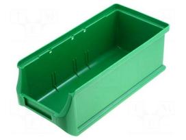 Container: workshop | green | plastic | H: 75mm | W: 102mm | D: 215mm