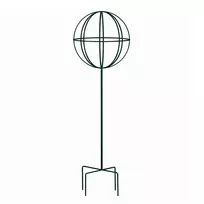 Realprices Sodo pergolės terasos metalinė atrama vijoklinėms rožėms, 50x10 cm, žalia