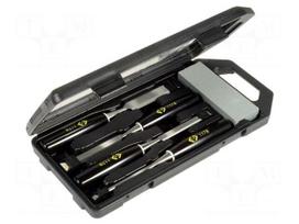 Kit: chisels | 4pcs | wood | Tip width: 13mm,19mm,25mm,6mm