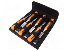Kit: chisels | for wood,professional | Number of files: 6