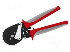 Tool: for crimping | insulated solder sleeves | 0.08÷16mm2 | 220mm