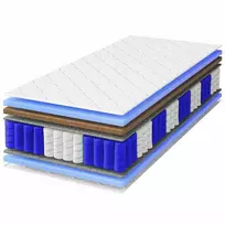 Kišeninių spyruoklių čiužinys 180x200 Prestige Coconut Hard H4/H5 26 cm su užvalkalu