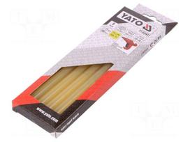 Hot melt glue | Ø: 11.2mm | yellow | L: 200mm | Bonding: 20÷30s | 5pcs.