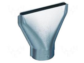 Shrink nozzle | Kind of nozzle: fish tail | L: 75mm | Øin: 34mm