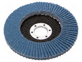 Flap grinding wheels | Ø: 125mm | Øhole: 22.23mm | Granularity: 40