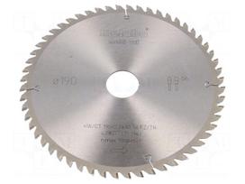 Circular saw | Ø: 190mm | Øhole: 30mm | W: 2.2mm | Teeth: 56 | Mat: HW/CT