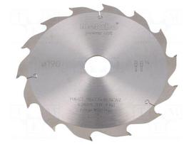 Circular saw | Ø: 190mm | Øhole: 30mm | W: 2.2mm | Teeth: 14 | Mat: HW/CT
