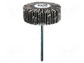 Flap grinding wheels | Ø: 30mm | Ø: 3mm | W: 10mm | grain 80