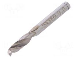 Drill bit | for metal | Ø: 8mm | L: 79mm | HSS-CO | Features: grind blade