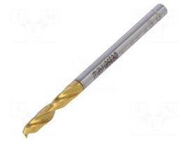Drill bit | for metal | Ø: 3mm | L: 46mm | HSS-CO | Features: grind blade
