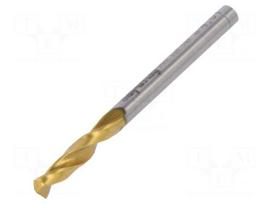 Drill bit | for metal | Ø: 4mm | L: 55mm | HSS-CO | Features: grind blade
