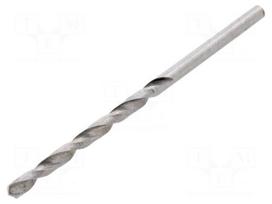 Drill bit | for metal | Ø: 2.5mm | L: 56mm | HSS | Features: hardened