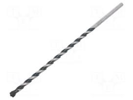 Drill bit | for concrete | Ø: 15/64",6mm | L: 200mm | metal | blister