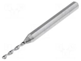 Drill bit | PCB | Ø: 1.25mm | L: 38.2mm | 1/8" (3,175mm)