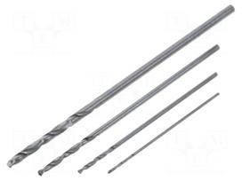 Drill set | Application: metal,plastic | Pcs: 4 | Mat: HSS | for metal