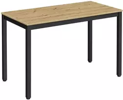 Valora Leobert TESSA stalas 120 cm x 60 cm - meistro stiliaus / juodos kojos