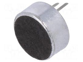 Microphone | Body dim: Ø9.7x4.5mm | 2.2kΩ | 600uA | 1.5÷10V | SNR: 60dB
