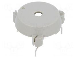 Sound transducer: piezo alarm | with built-in generator | 15mA