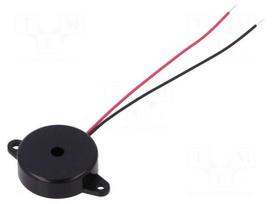 Sound transducer: piezo alarm | with built-in generator | 15mA