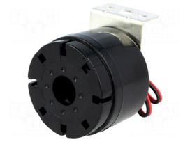 Sound transducer: piezo siren | 200mA | -10÷55°C | 12VDC | Ø54x41mm