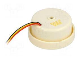 Sound transducer: piezo siren | -20÷60°C | 12VDC | Ø42x26mm
