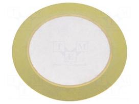 Sound transducer: piezo | without built-in generator | 27mm