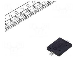 Sound transducer: piezo | without built-in generator | -40÷105°C