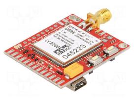 Expansion board | Raspberry Pi | SIM,SMA,USB B micro,pin strips