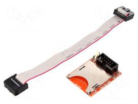 Module with SD/MMC memory card slot | UEXT | prototype board