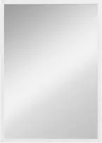 Aosom Sieninis veidrodis, 50x70 cm, balta, MDF
