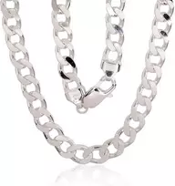 Sidabrinė grandinėlė Curb 7.5 mm - 55 - 7.5 mm. - 45.3 g.