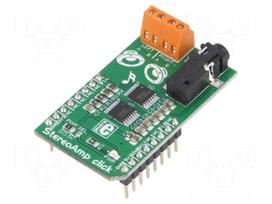Click board | amplifier | I2C | LM48100Q-Q1 Boomer™ | 3.3/5VDC