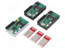 Dev.kit: RF | GPIO,USB | SIM,USB B micro,pin strips
