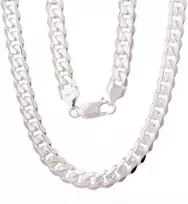 Sidabrinė grandinėlė Curb 6 mm - 6 mm. - 55 - 36.3 g.