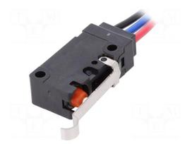 Microswitch SNAP ACTION | with lever with roller simulation