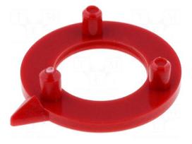 Pointer | polyamide | red | 15mm | -20÷70°C | Application: G15