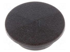 Cap | plastic | push-in | black | Application: K21