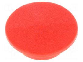 Cap | plastic | push-in | red | Application: K21