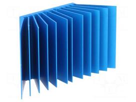 Heatsink: extruded | grilled | BGA | blue | L: 32.5mm | W: 32.5mm | 2.7°C/W