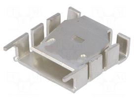 Heatsink: moulded | TO218,TO220 | L: 25.4mm | W: 25mm | H: 8.3mm | 18K/W