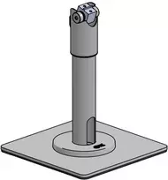 Laikiklis Ergonomic Solutions Ergonomic Solutions Pagrindo plokštė su SP1 200mm
