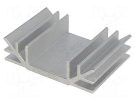 Heatsink: extruded | U | L: 50mm | W: 70mm | H: 19mm | aluminium