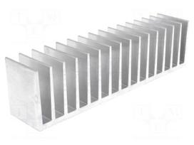 Heatsink: extruded | grilled | L: 40mm | W: 190.5mm | H: 50mm | aluminium