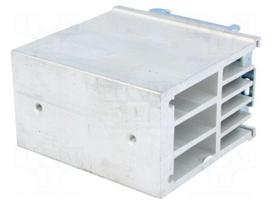 Heatsink: extruded | grilled | for one phase solid state relays