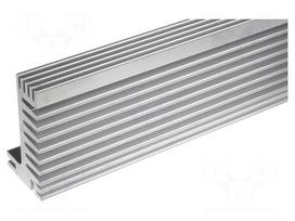 Heatsink: extruded | TO220 | natural | L: 1000mm | W: 55mm | H: 31mm
