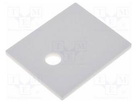 Heat transfer pad: ceramic | TO218,TO247 | L: 21mm | W: 25mm | 25W/mK