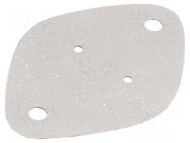 Heat transfer pad: silicone | TO3 | 0.4K/W | L: 42mm | W: 28mm