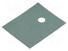 Heat transfer pad: silicone | TO247 | 0.45K/W | L: 21mm | W: 17mm | 6.5kV